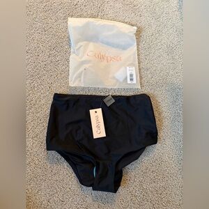 Calypsa Swim High Waisted Bottoms NWT